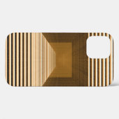 Die abstrakte gelbe Pyramide wird in der Tiefe Case-Mate iPhone Hülle (Rückseite (Horizontal))
