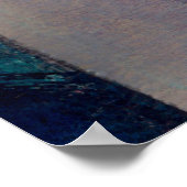 Die abstrakte Komposition wird mit Aquarellen geze Poster (Ecke)