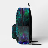 Die Abstrakte Kunst der Augen Bedruckter Rucksack (Rechts)