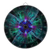 Die Abstrakte Kunst der Augen Dartscheibe (vorne)