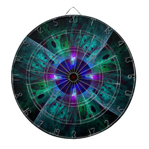 Die Abstrakte Kunst der Augen Dartscheibe