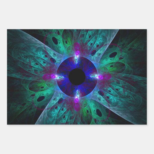 Die Abstrakte Kunst der Augen Geschenkpapier Set (Vorderseite 3)