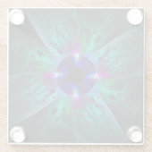 Die Abstrakte Kunst der Augen Glasuntersetzer (Rückseite)