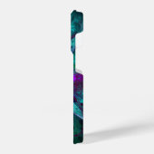 Die Abstrakte Kunst der Augen iPhone Hülle (Linke Seite)