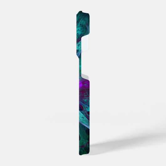 Die Abstrakte Kunst der Augen iPhone Hülle (Linke Seite)