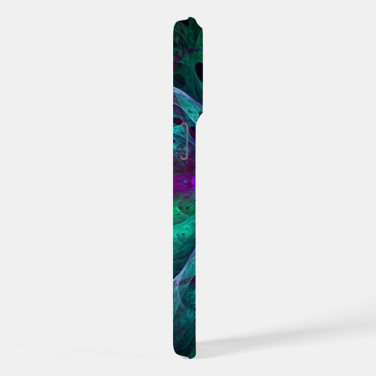 Die Abstrakte Kunst der Augen iPhone Hülle (Rechte Seite)