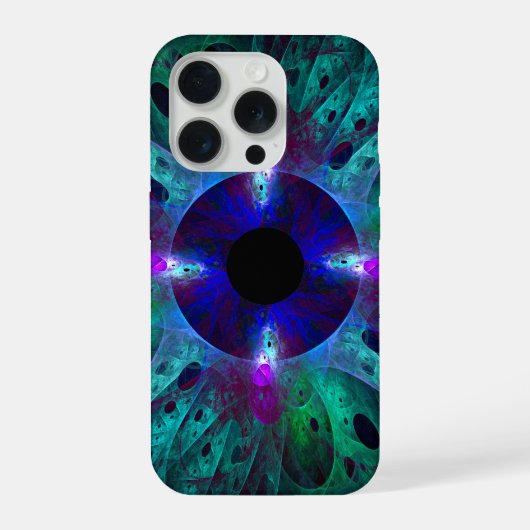 Die Abstrakte Kunst der Augen iPhone Hülle (Rückseite)