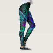Die Abstrakte Kunst der Augen Leggings (Rechts)