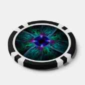 Die Abstrakte Kunst der Augen Pokerchips (Einzeln)