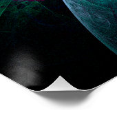 Die Abstrakte Kunst der Augen Poster (Ecke)