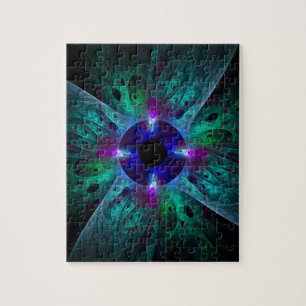 Die Abstrakte Kunst der Augen Puzzle