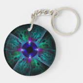 Die Abstrakte Kunst der Augen Schlüsselanhänger (Rückseite)