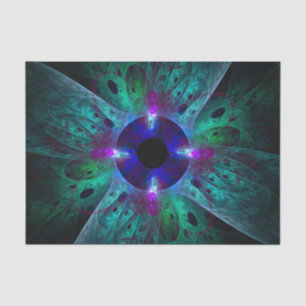 Die Abstrakte Kunst der Augen Seidenpapier
