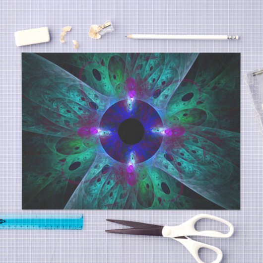 Die Abstrakte Kunst der Augen Seidenpapier (Handwerk)