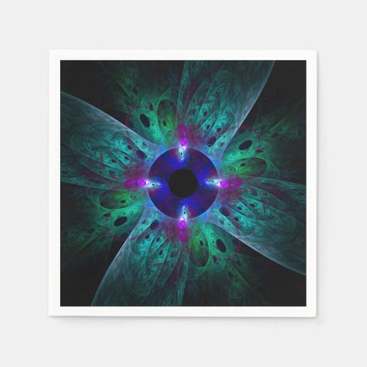 Die Abstrakte Kunst der Augen Serviette (Vorderseite)