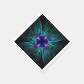 Die Abstrakte Kunst der Augen Serviette (Ecke)