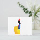 Die Abstrakte Kunst der Frau Torso Postkarte (Stehend Vorderseite)