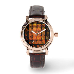 Die Abstrakte Kunst der Mauer Armbanduhr