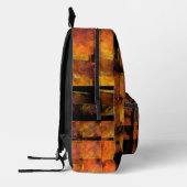 Die Abstrakte Kunst der Mauer Bedruckter Rucksack (Links)