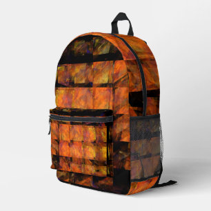 Die Abstrakte Kunst der Mauer Bedruckter Rucksack