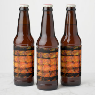 Die Abstrakte Kunst der Mauer Bierflaschenetikett