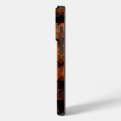 Die Abstrakte Kunst der Mauer Case-Mate iPhone Hülle (Rückseite / Links)