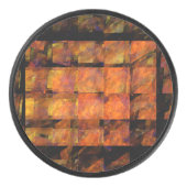 Die Abstrakte Kunst der Mauer Eishockey Puck (Vorderseite)