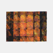 Die Abstrakte Kunst der Mauer Fleecedecke (Vorderseite (Horizontal))