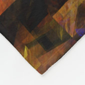 Die Abstrakte Kunst der Mauer Fleecedecke (Ecke)