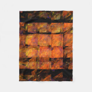 Die Abstrakte Kunst der Mauer Fleecedecke