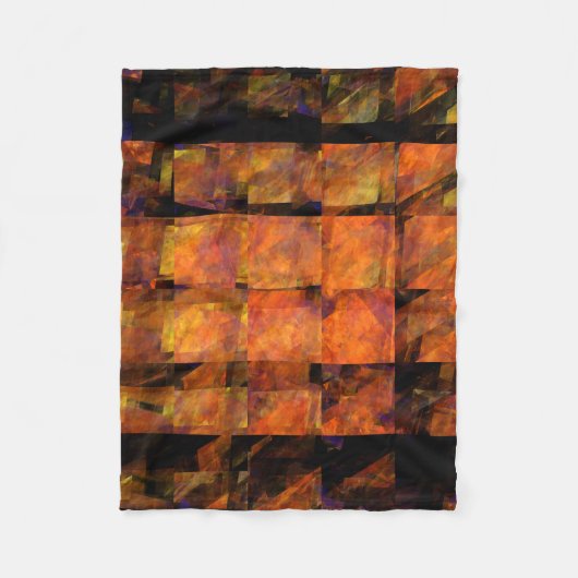 Die Abstrakte Kunst der Mauer Fleecedecke (Vorderseite)