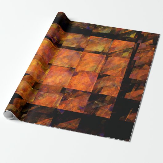 Die Abstrakte Kunst der Mauer Geschenkpapier (Ungerollt)