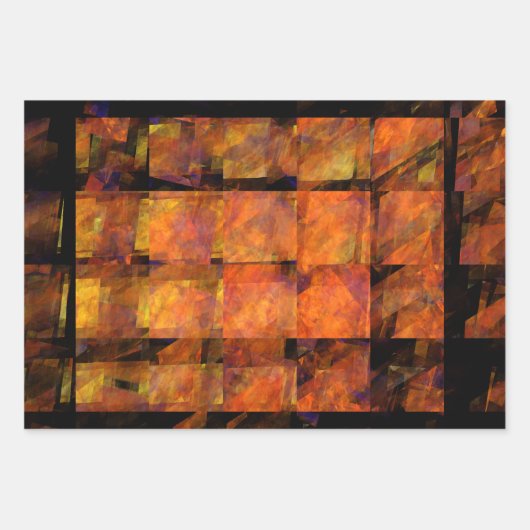 Die Abstrakte Kunst der Mauer Geschenkpapier Set (Vorderseite)