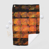 Die Abstrakte Kunst der Mauer Golfhandtuch (Insitu)