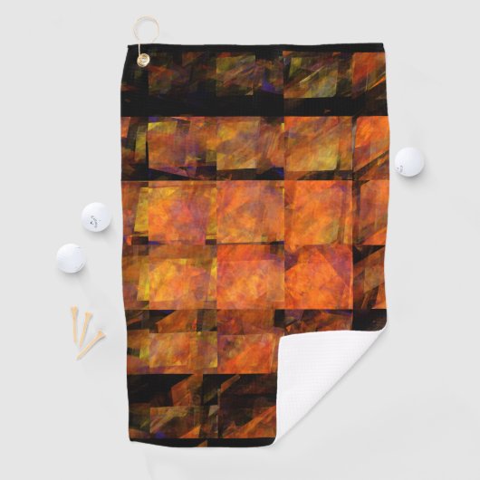 Die Abstrakte Kunst der Mauer Golfhandtuch (Insitu)