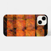 Die Abstrakte Kunst der Mauer iPhone Hülle (Rückseite (Horizontal))