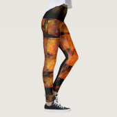 Die Abstrakte Kunst der Mauer Leggings (Rechts)
