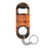 Die Abstrakte Kunst der Mauer Mini Flaschenöffner (Rückseite)