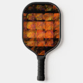 Die Abstrakte Kunst der Mauer Pickleball Schläger (Rückseite)