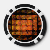 Die Abstrakte Kunst der Mauer Pokerchips (Rückseite)