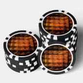 Die Abstrakte Kunst der Mauer Pokerchips (Stapel)