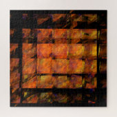 Die Abstrakte Kunst der Mauer Puzzle (Horizontal)