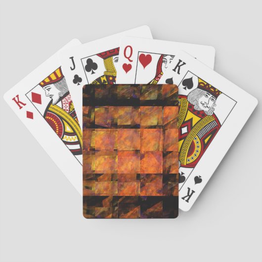 Die Abstrakte Kunst der Mauer Spielkarten (Rückseite)
