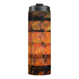 Die Abstrakte Kunst der Mauer Thermosbecher