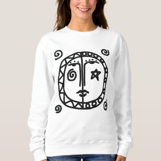 Die Abstrakte Kunst der Menschheit Sweatshirt (Vorderseite)