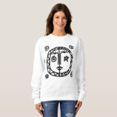 Die Abstrakte Kunst der Menschheit Sweatshirt (Vorne ganz)