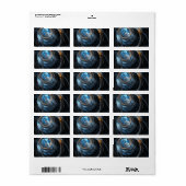 Die Abstrakte Kunst der Welt Adressaufkleber (Vorne)