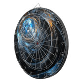 Die Abstrakte Kunst der Welt Dartscheibe (Vorderseite rechts)