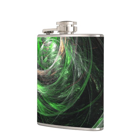 Die Abstrakte Kunst der Welt Flachmann (Links)