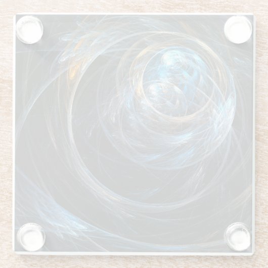 Die Abstrakte Kunst der Welt Glasuntersetzer (Rückseite)